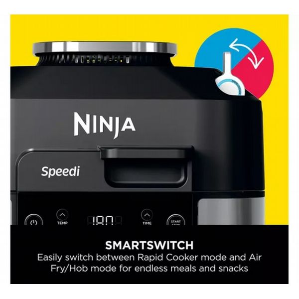 Ninja Speedi 12-In-1 On500Uk Multi-Cooker & Air Fryer - Black & Stainless Steel